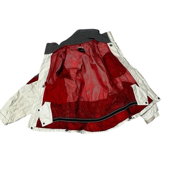 The North Face Men’s Small Ski Jacket Shell Gray Red - Picture 7 of 8